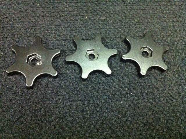 Belt Grinder Steel Clamping Knobs for 2×72″ knife making grinder