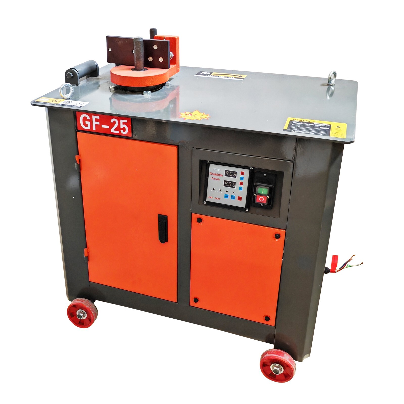 220V Auto CNC Reinforcement Hoop Bending Machine 18-22mm Steel Bar Rebar Bender