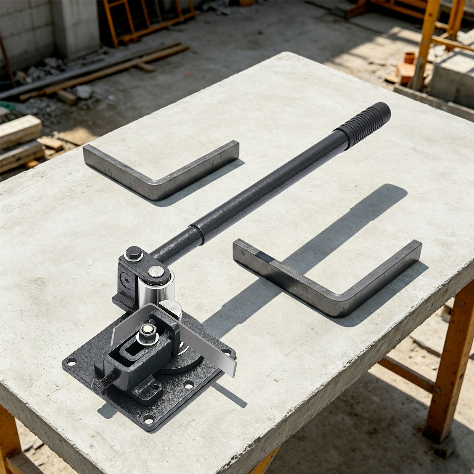 Manual Flat Bar Bender, Sheet Metal 90° Bending Tool, Flat Metal Bending Tool