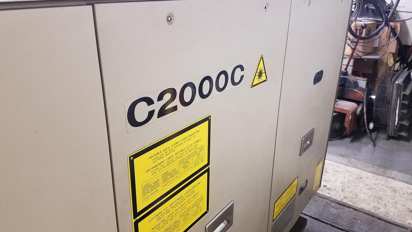 GE FANUC LVD C2000 Co2 LASER Cutting Drilling Metal Low Hours!