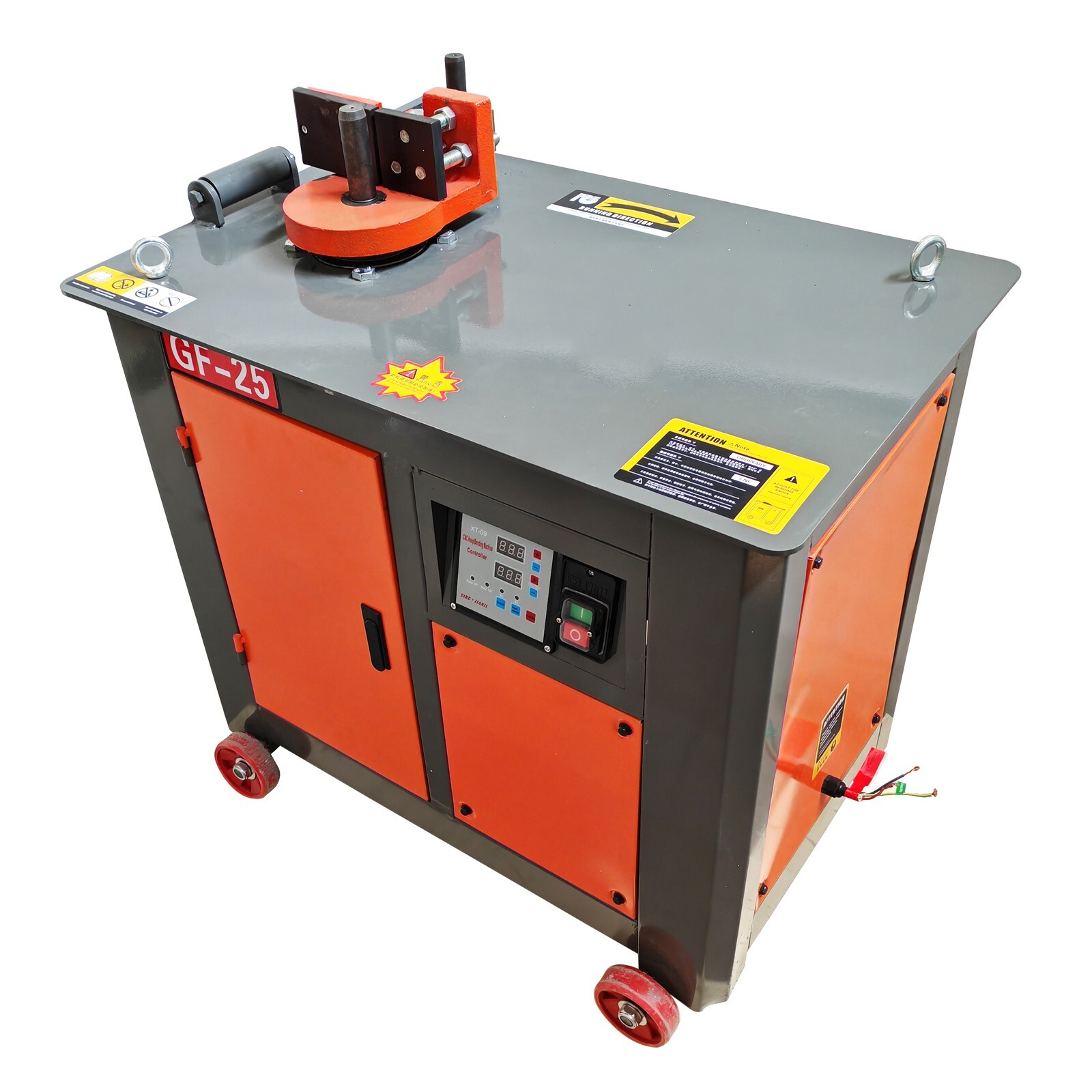 220V Auto CNC Reinforcement Hoop Bending Machine 18-22mm Steel Bar Rebar Bender