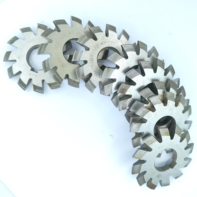 8PCS HSS 14.5° Involute Gear Cutters PA14-1/2 DP8 DP10 DP14 DP16 DP20 DP22 DP24