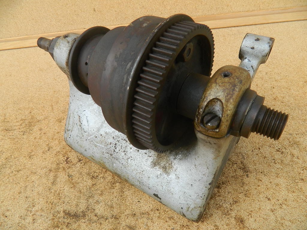 Vintage Metal Lathe Headstock Assembly Belt Drive