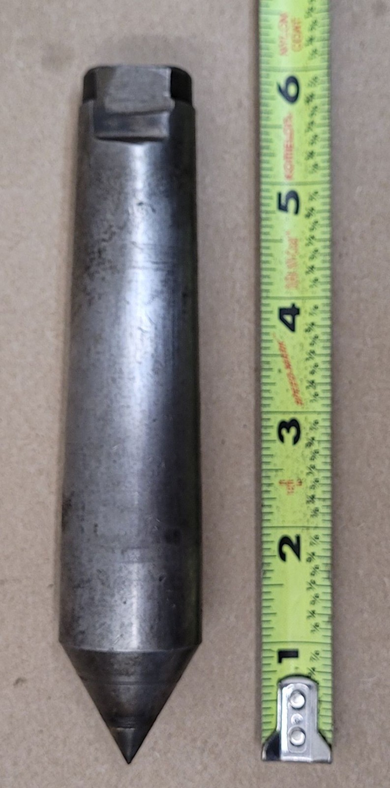 Dead Center – 4 Morse Taper – 6in Long