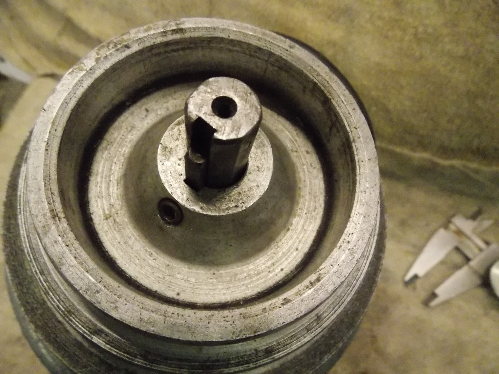 Dumore Tool Post Grinder Mount Motor 115v 1/3HP 1725rpm 5/8″shaft Step Pulley