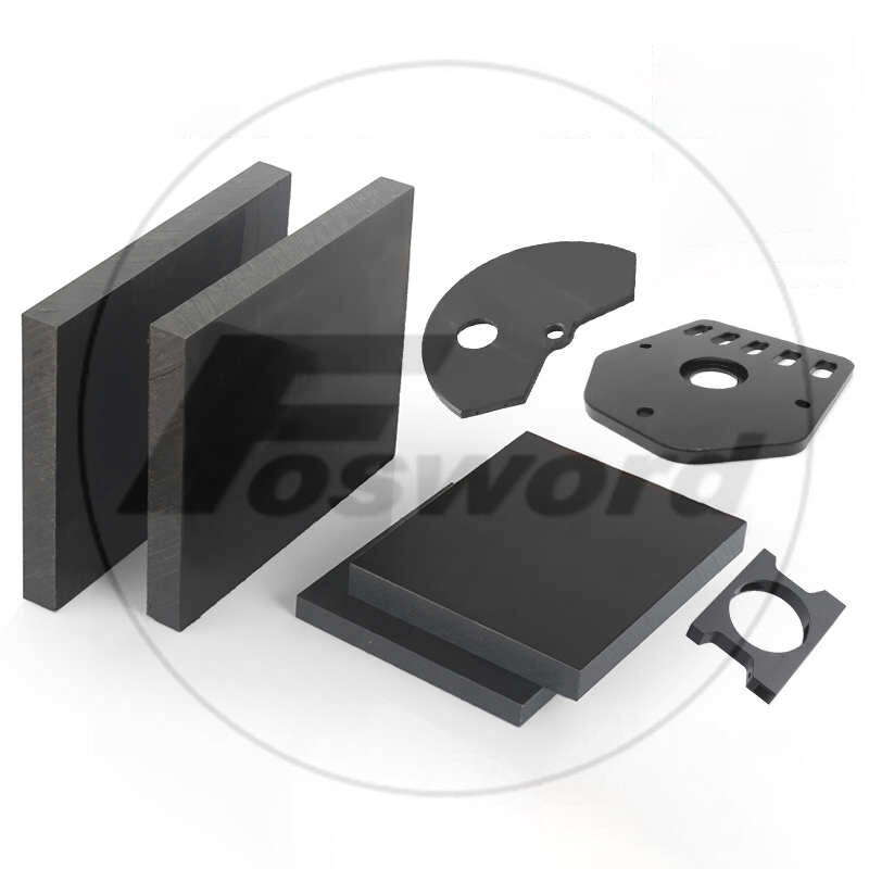 Black POM Sheet Engineering Plastic Polyformaldehyde Plate Thickess 2mm -50mm