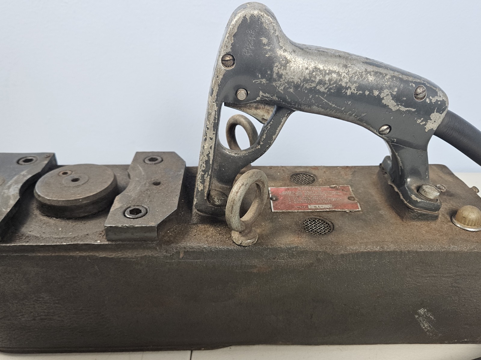 Black & Decker 741 Two Speed Magnetic Drill Press Magnet Stand Base Tested Works