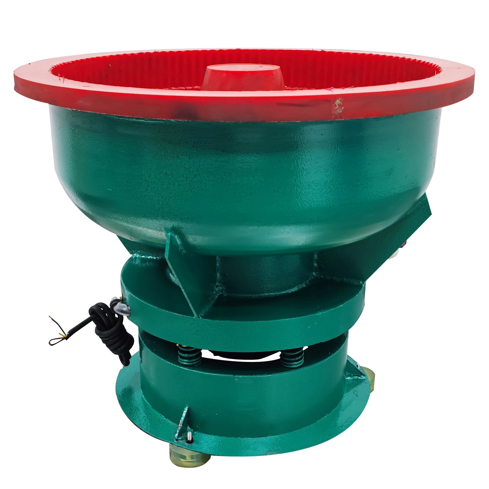 220V Vibration Deburring Polishing Machine Hardware Parts Rust Removal Polisher