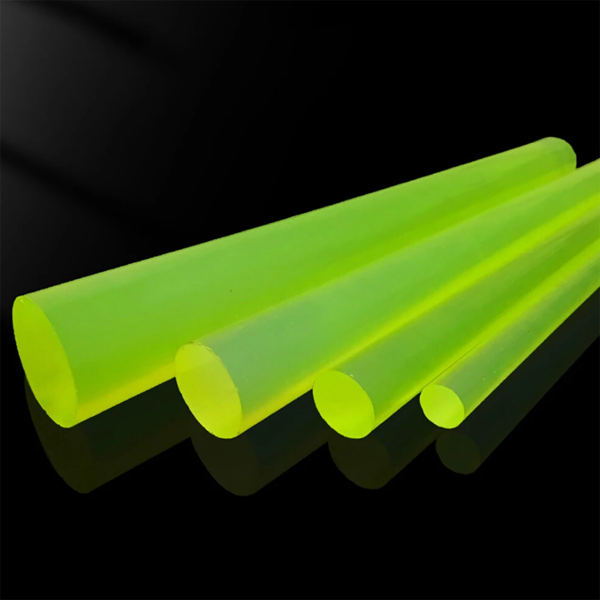 Polyurethane Rod Translucent PU Stick Elastic Rubber Bar Ø2-100mm Long 200-500mm