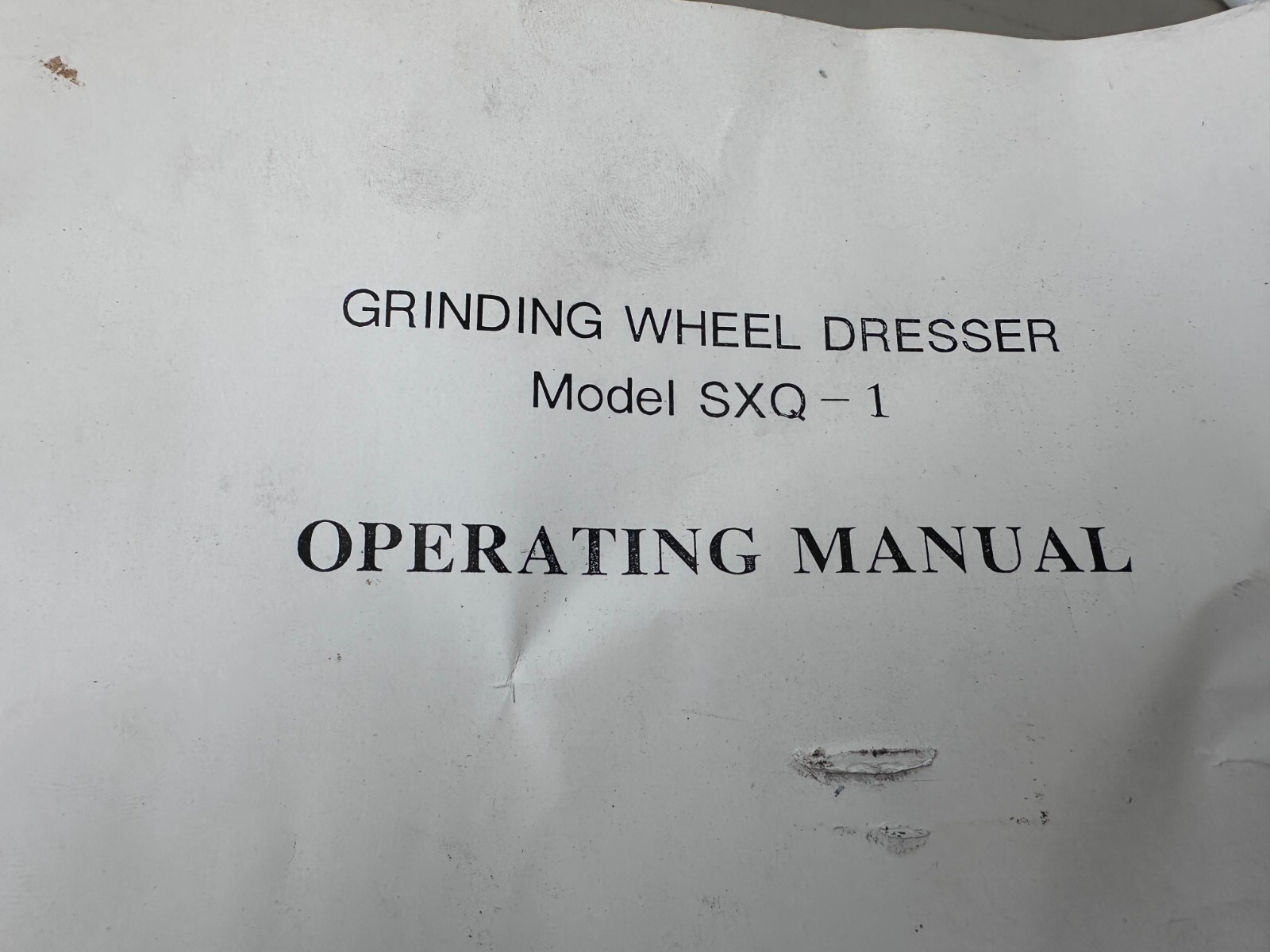 SHARS Grinding Wheel Dresser SQX-1 w/Diamond Bit, Tools, Instructions, Wood Case