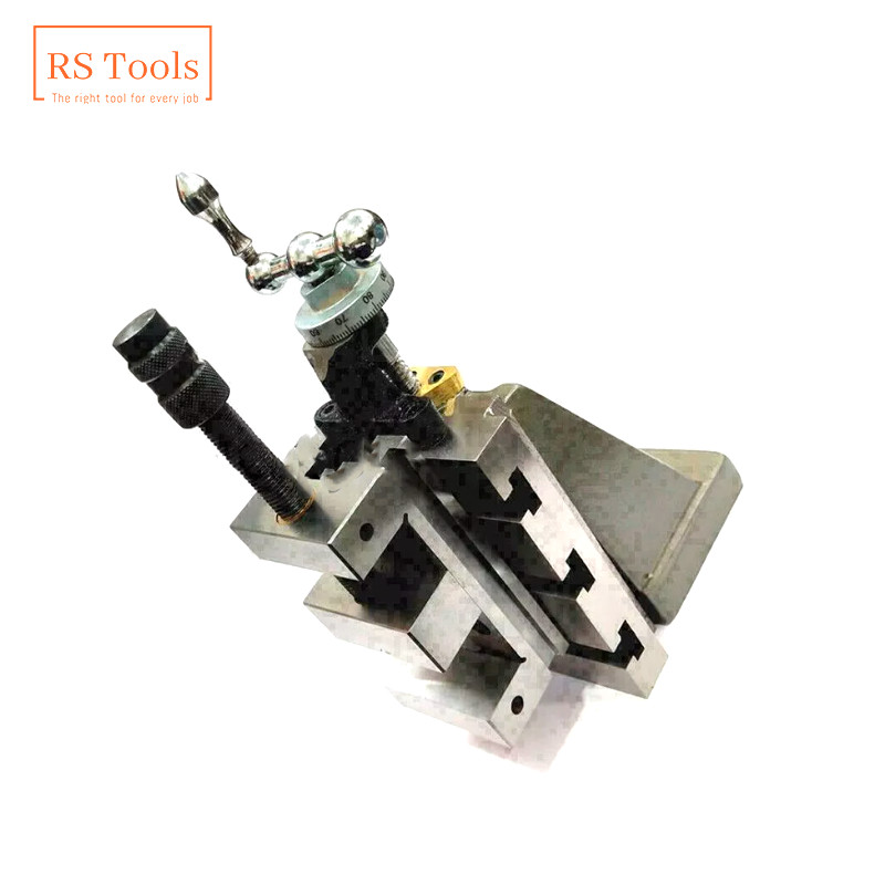Lathe Vertical Milling Slide Fixed Base 4″X 5″ And Steel Vice Grinding Vise 85mm