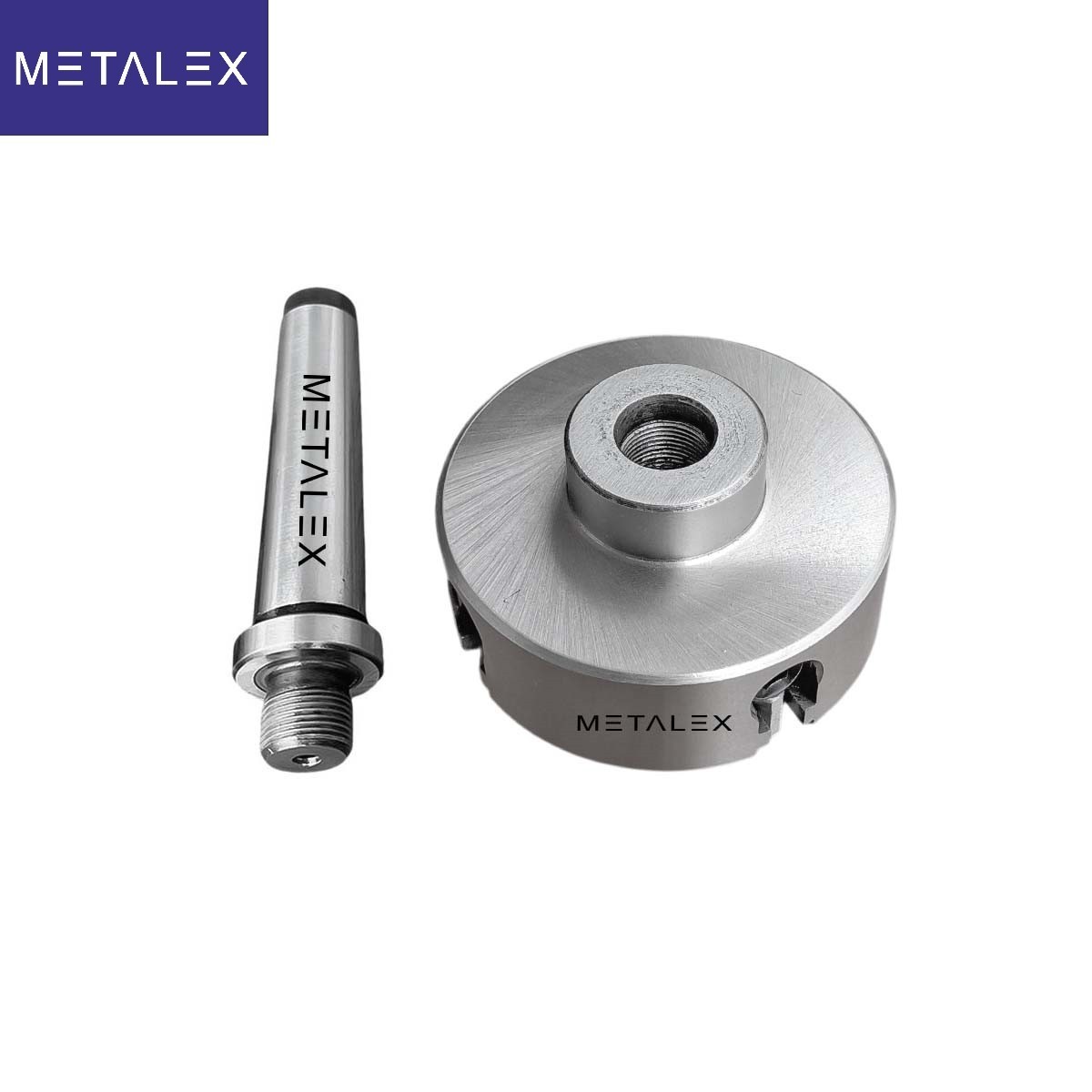 70mm Independent Lathe Chuck 4 Jaw 2.75″ MT2 Adapter Shank Arbor Metalwork Dril