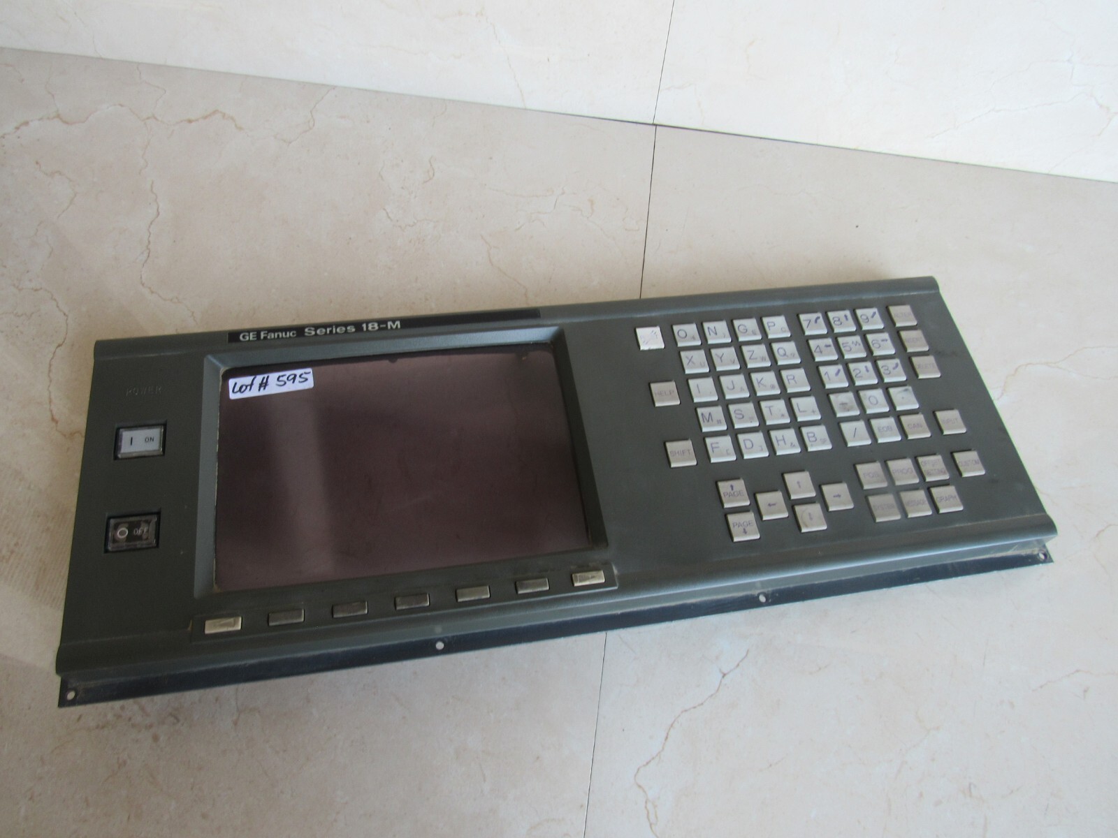 GE Fanuc-18M N86D-1601-R111-/01 A02B-0120-CE51 XA02B- Lot # 595 Listed by Greg