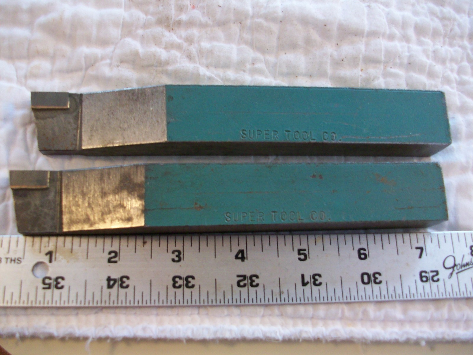 2 Super Tool Co. Carbide Tipped Cutting Tools Green 7″ Long 1/2″ Tip 3/4″ X 1″
