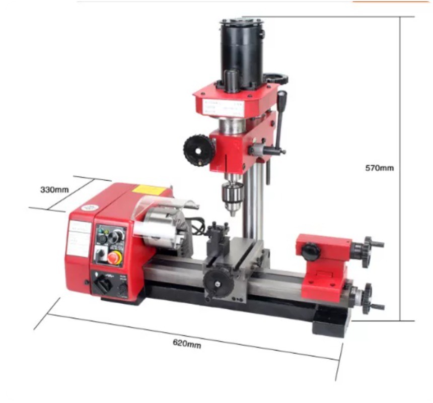 MJ9515/M1-250/220V 150W Multifunctional Home-Use Mini Lathe 0–2,000 RPM