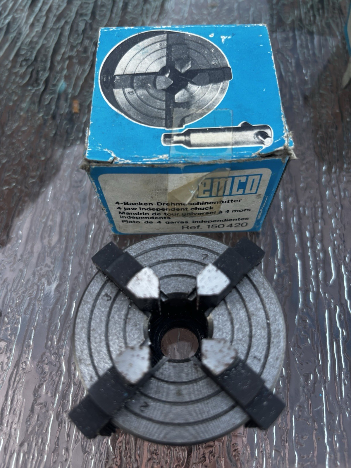 EMCO UNIMAT 3 Lathe 4JAW CHUCK NOS