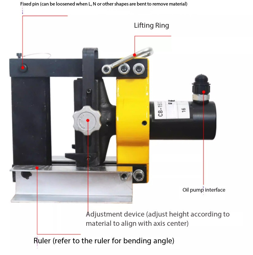 Split-type Copper Bar and Flat Iron Bending Machine for Pipe Bending Machines