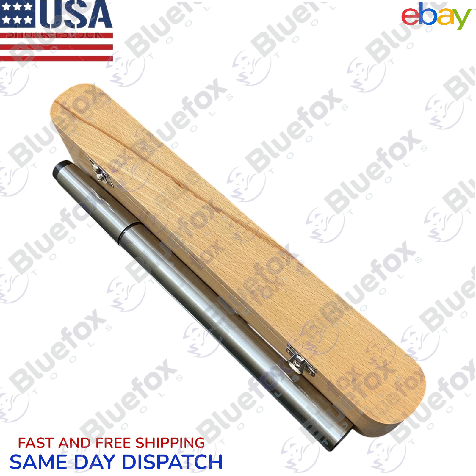 MT4 Lathe Alignment Test Bar 4MT OAL 15-1/4″ Inch Wooden Box
