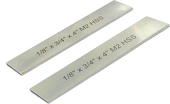 HSS Blades 1/8″ x 3/4″ x 4″ for Lathe Parting Cut Off & Tool Holder-USA FULFILL