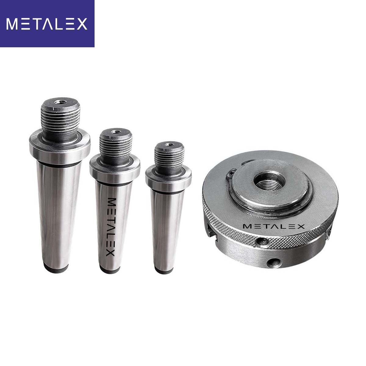 2-1/2″ 4 Jaw Self Centering Mini Small Baby Lathe Chuck Set MT1 MT2 & MT3 Arbors