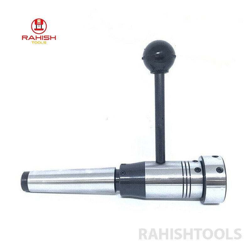 Lathe Tailstock Floating Type Die Holder Set 2MT Shank Inch Imperial Size MT2
