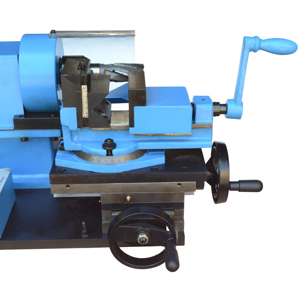 1 HP Electric Tube Pipe Notcher 1/2 to 2″ End Mill V-Block Rotary Vise 0-250 RPM