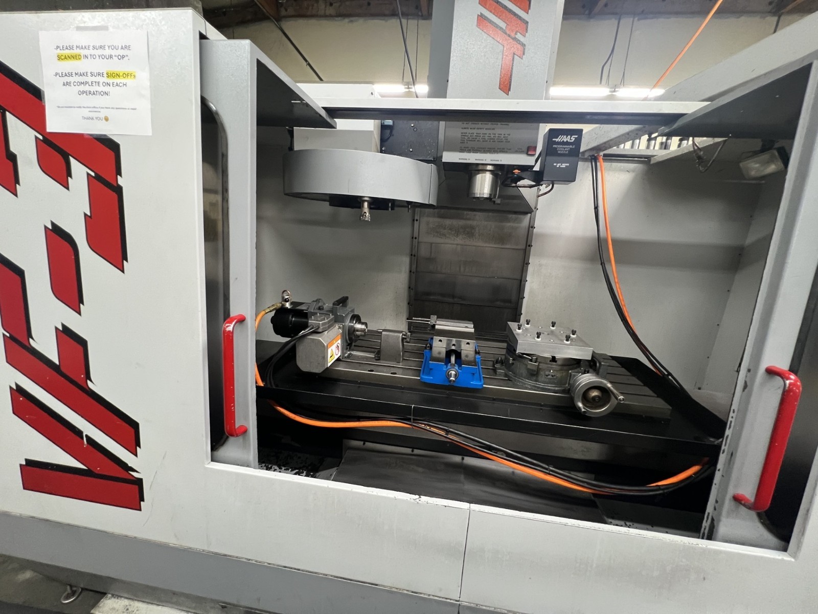 1996 Haas VF-3B CNC Vertical Machining Center | Geared Head | New Spindle 2018