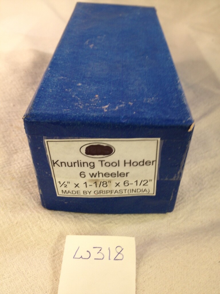 6 KNURLS LATHE KNURLING TOOL HOLDER ROTATING FINE MEDIUM COARSE 6-1/2″ (W318)