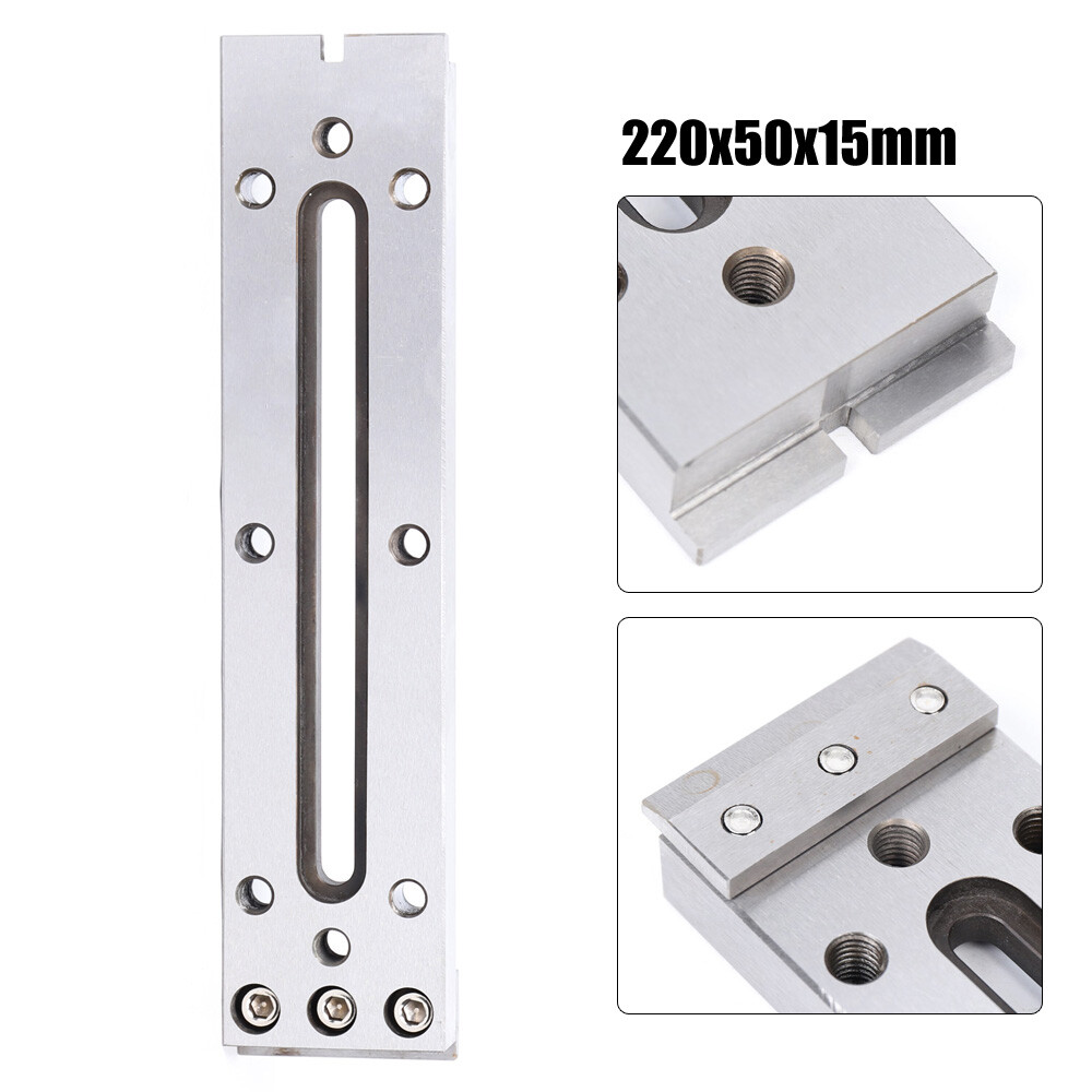 CNC Wire EDM Fixture Board Stainless Jig Tool For Clamping Leveling 220x15x50mm