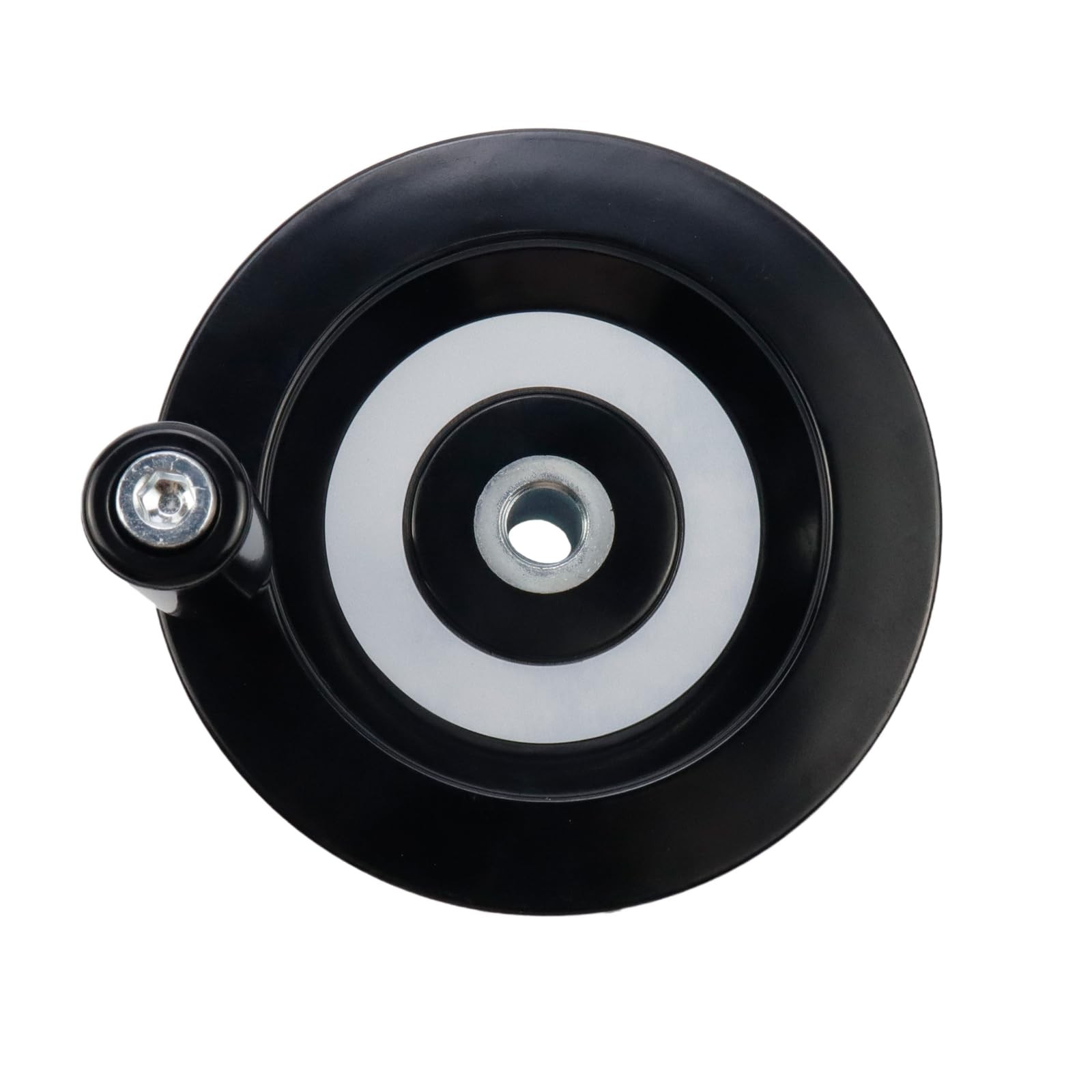 4.92″ / 125mm Hand Wheel with Revolving Handle, 0.47″ / 12mm Hole Diameter Ba…