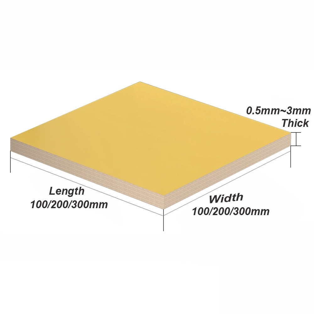 Glass Fibre Sheet Plate Thick 0.5mm-3mm 3240 Epoxy Fibreglass Plate 100mm-300mm