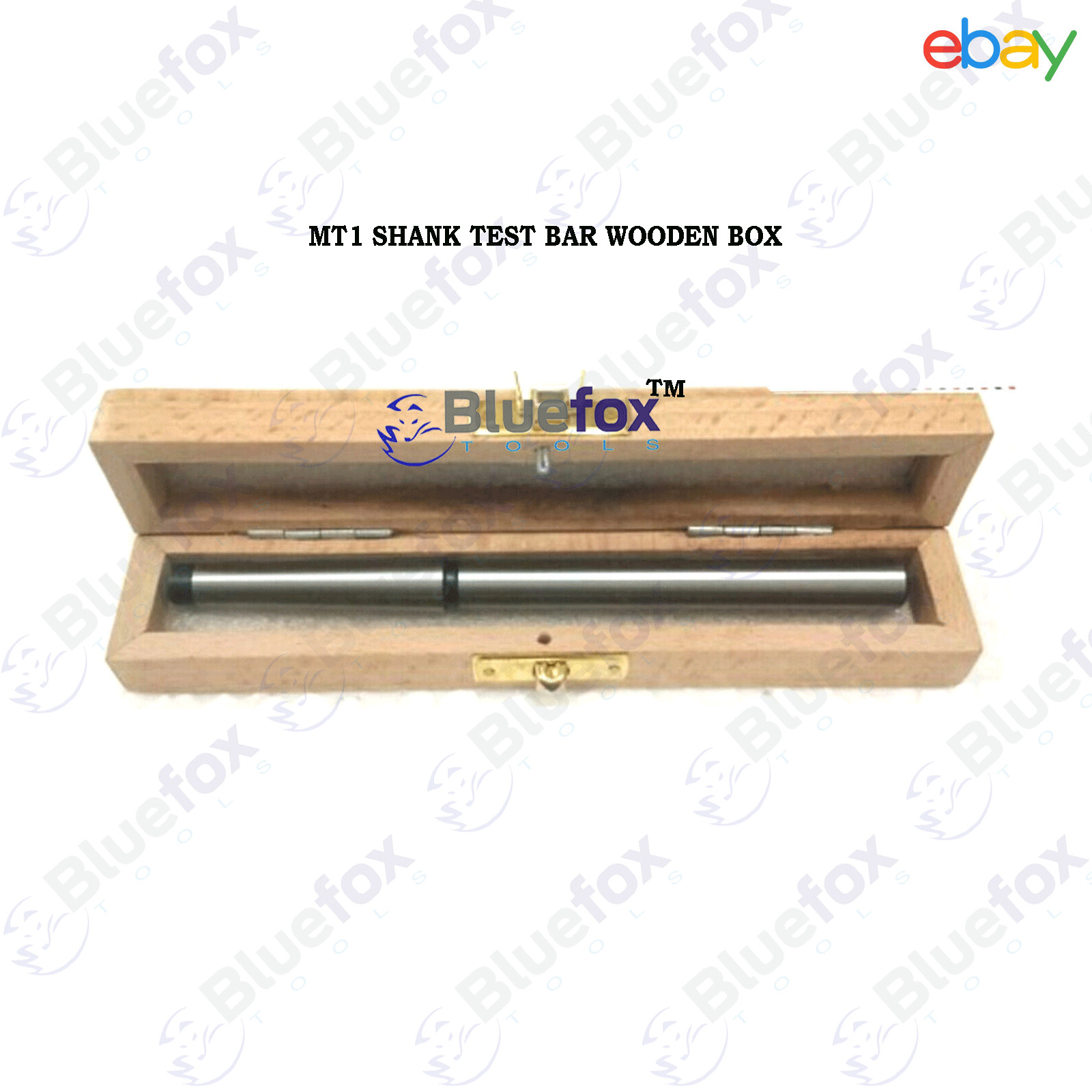 Lathe Alignment Test Bar Shank Size 1MT, 2MT, 3MT Wooden Box NEW