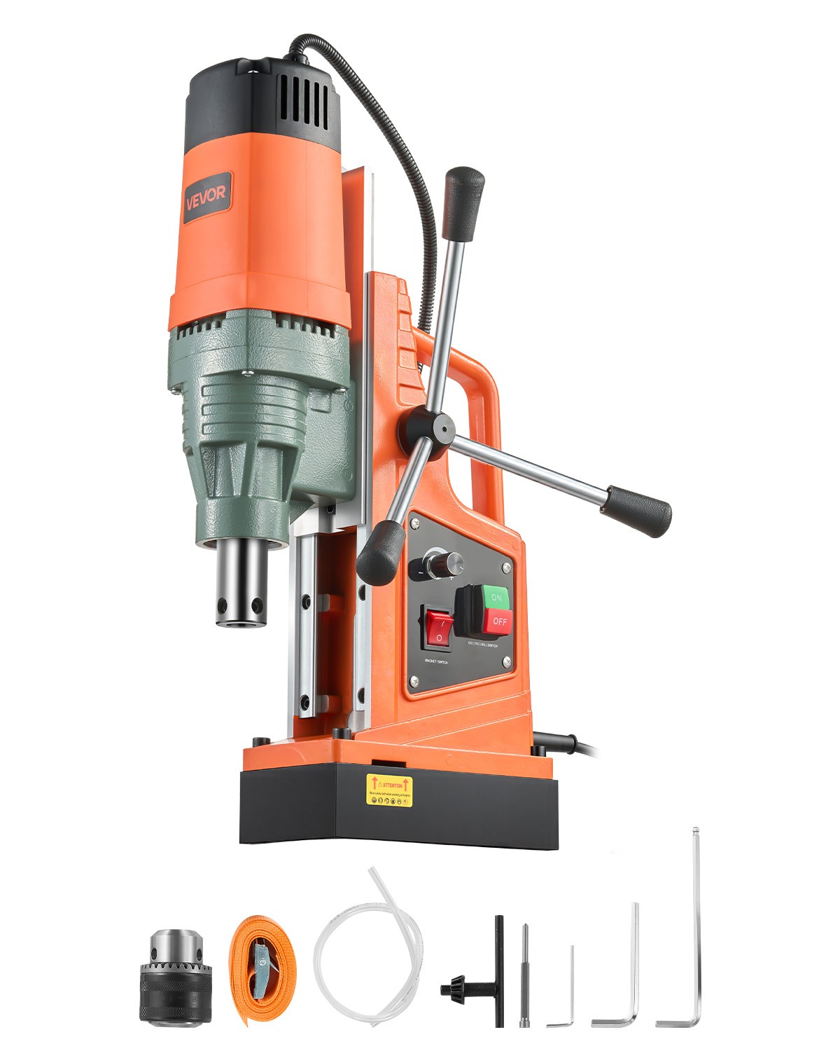 VEVOR Magnetic Drill Portable Mag Drill Press 1550W 2922 lbf 2″ Coring Diameter