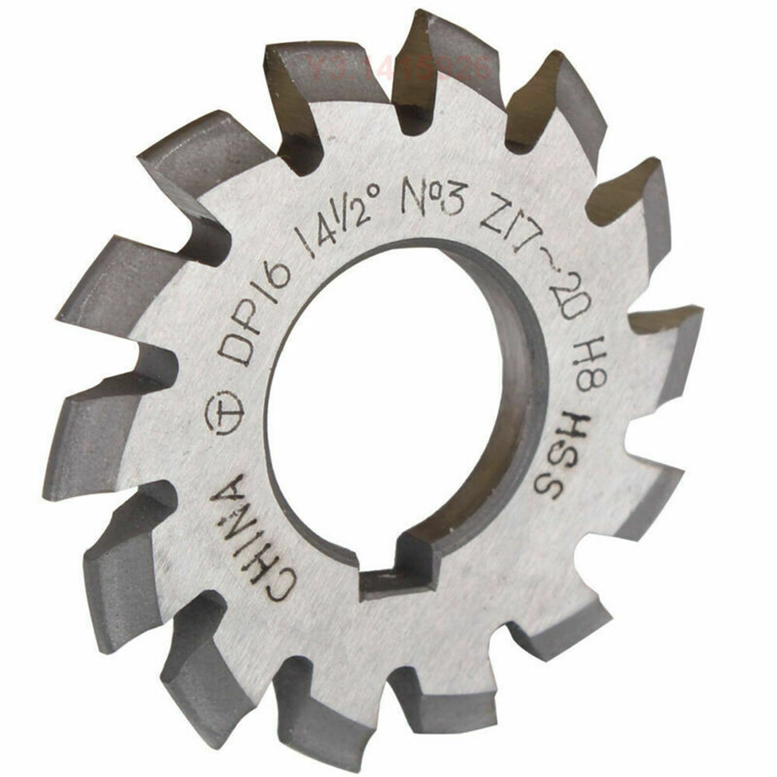 8 Pcs/Set 14.5° Involute Gear Cutter DP8 DP10 DP16 DP20 DP22 PA14-1/2 HSS 8H