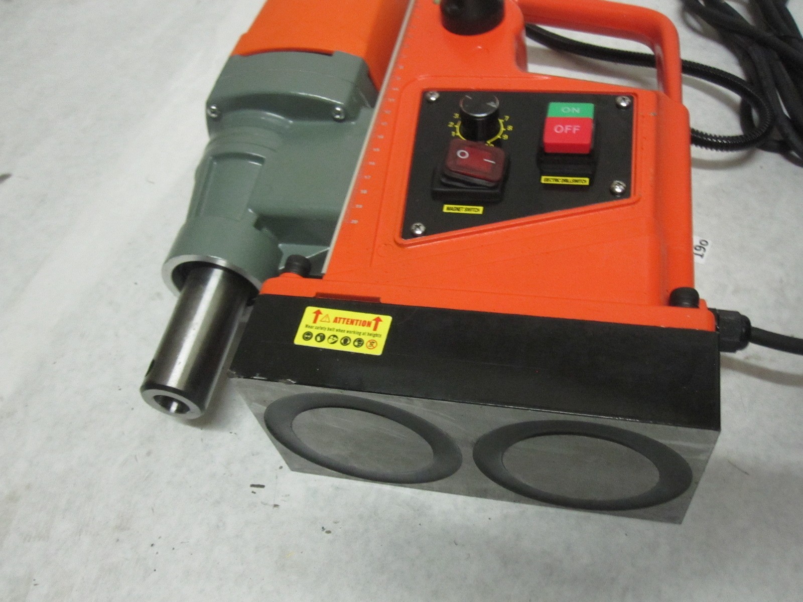 BARE 1550W Electric Drilling Machine Magnetic Drill Press Boring Power Drill