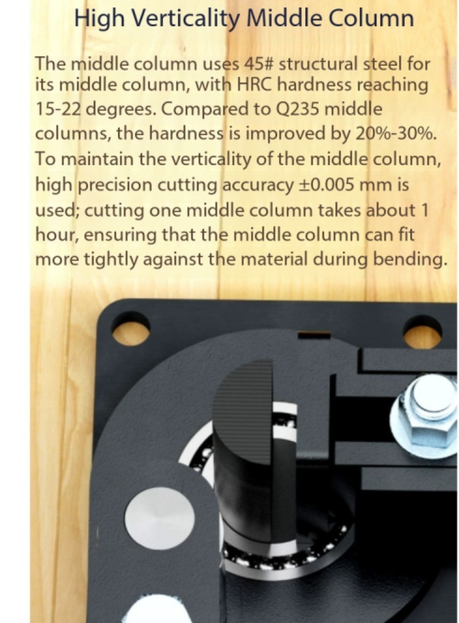 Manual Flat Bar Bender, 90-degree Right-angle Bender, Hand-operated Tool