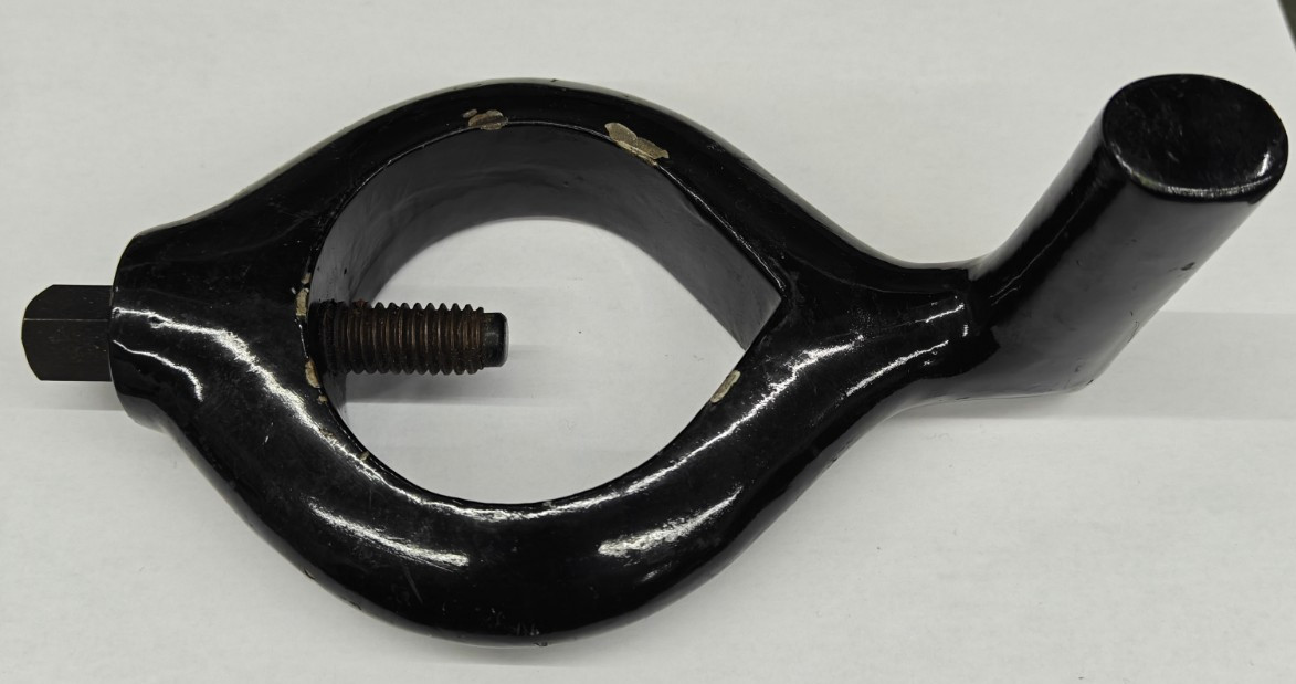 Lathe Dog Bent Leg Tail 2-1/2″ Forged Iron