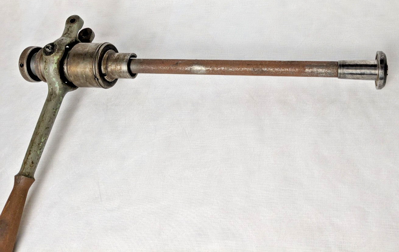 9″ South Bend Lever 3C Collet Closer. Missing Yoke Bracket. Needs Restoration