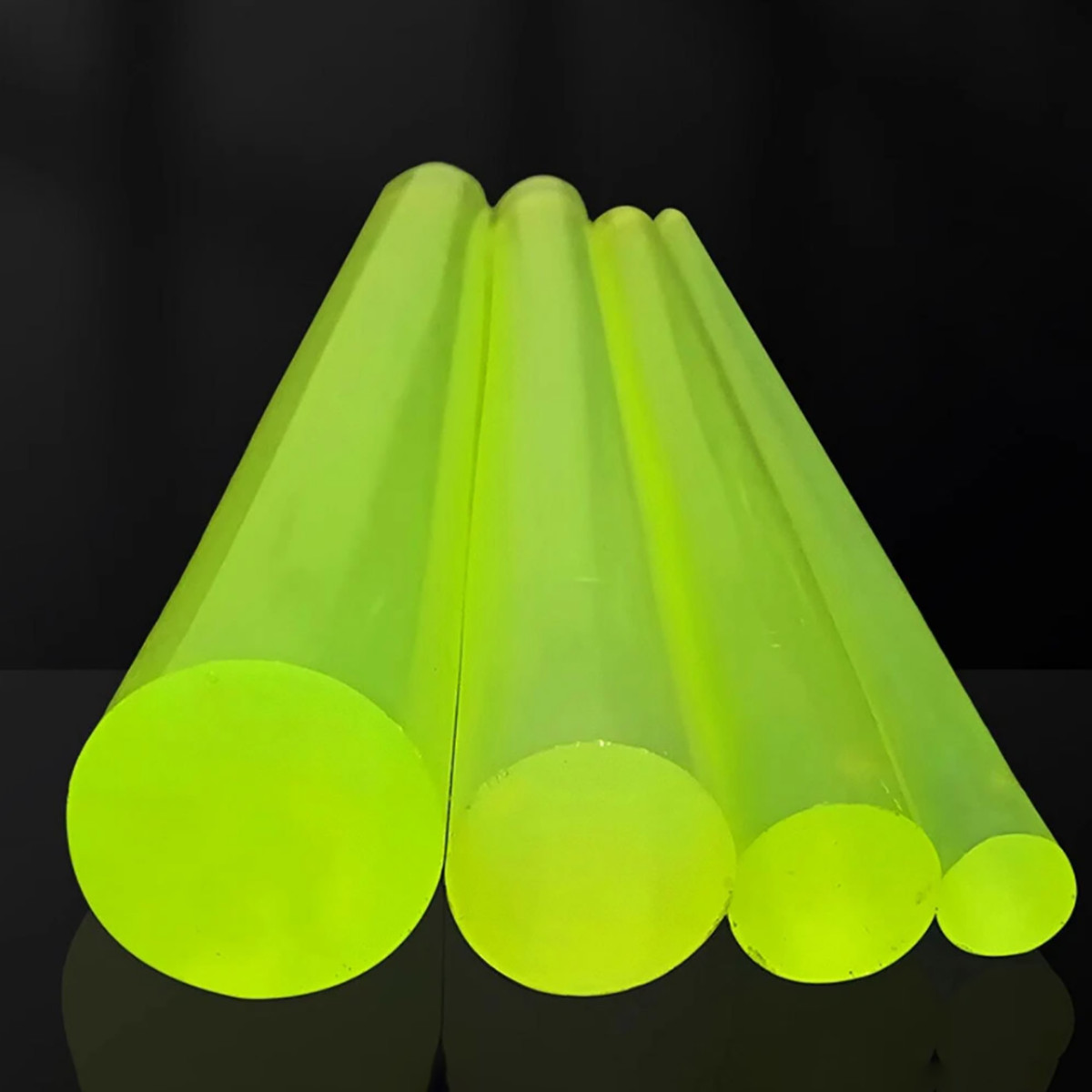 Polyurethane Rod Translucent PU Stick Elastic Rubber Bar Ø2-100mm Long 200-500mm