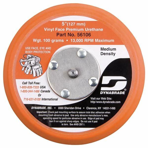 Dynabrade 56106 5″x 3/8″ Random Orbital Sanding Pad