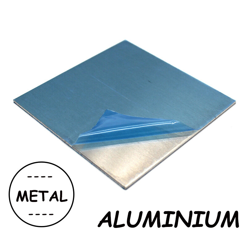 Aluminium Sheet Metal Plate Flat 1mm to 6mm Thick 1050H14 Grade Multiple Sizes
