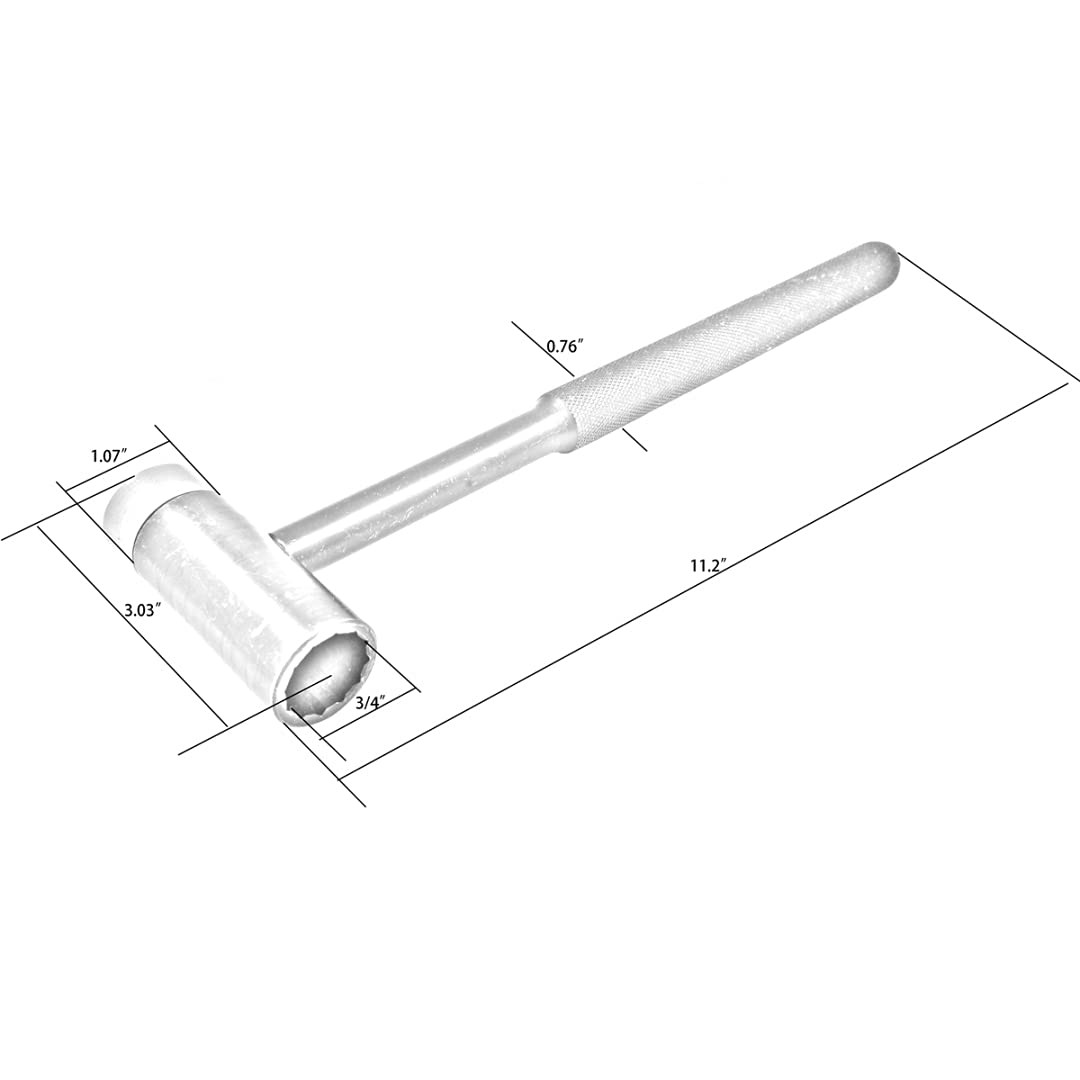 HHIP 3129-0010 3/4 Inch Hex Drawbar Hammer, 11-1/4″ Length