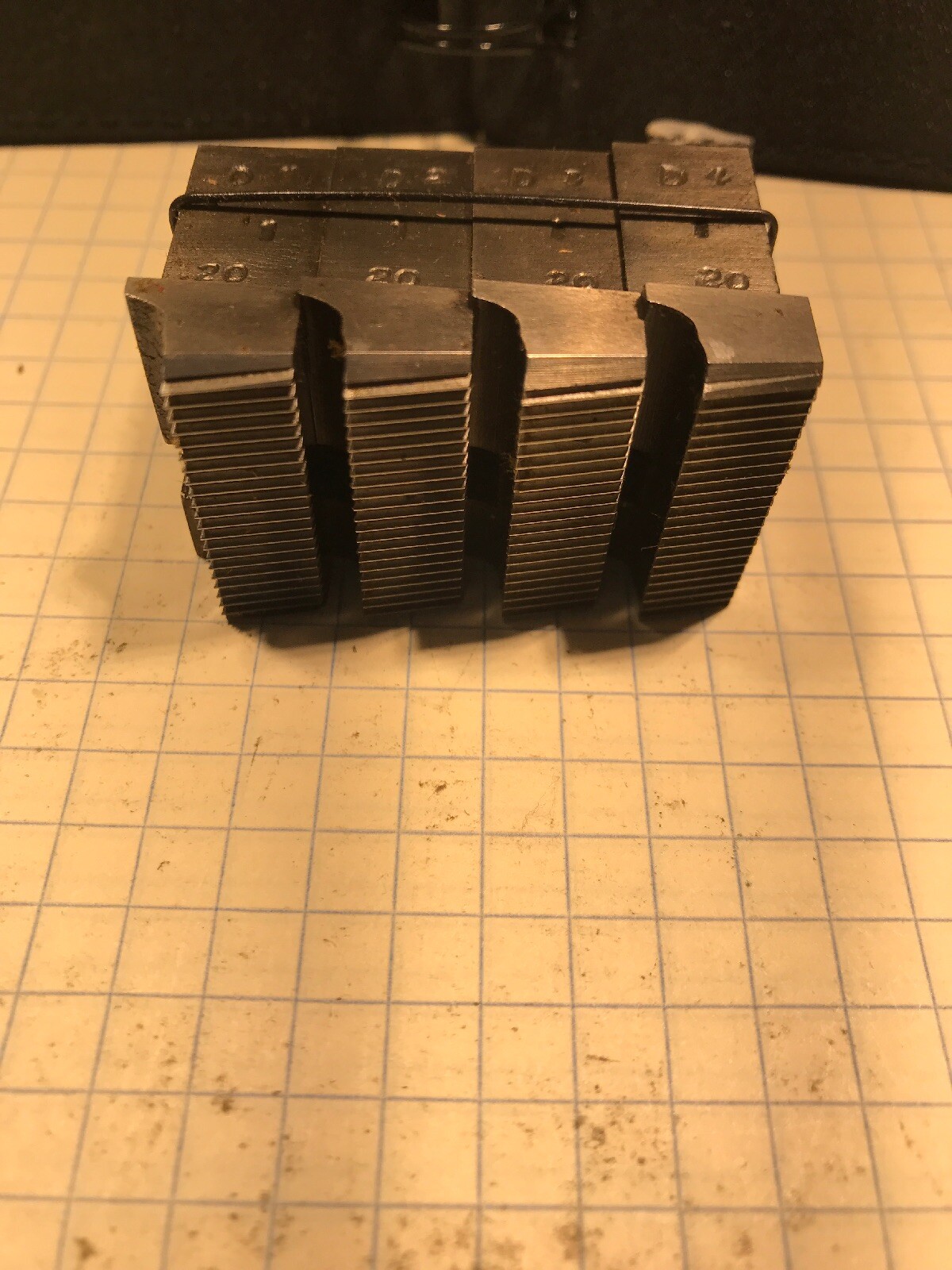 GEOMETRIC 1” D MILLED 1/4” PROJ CHASERS 1”-20 NS 45 CHAMFER 15 D Rad.Hook