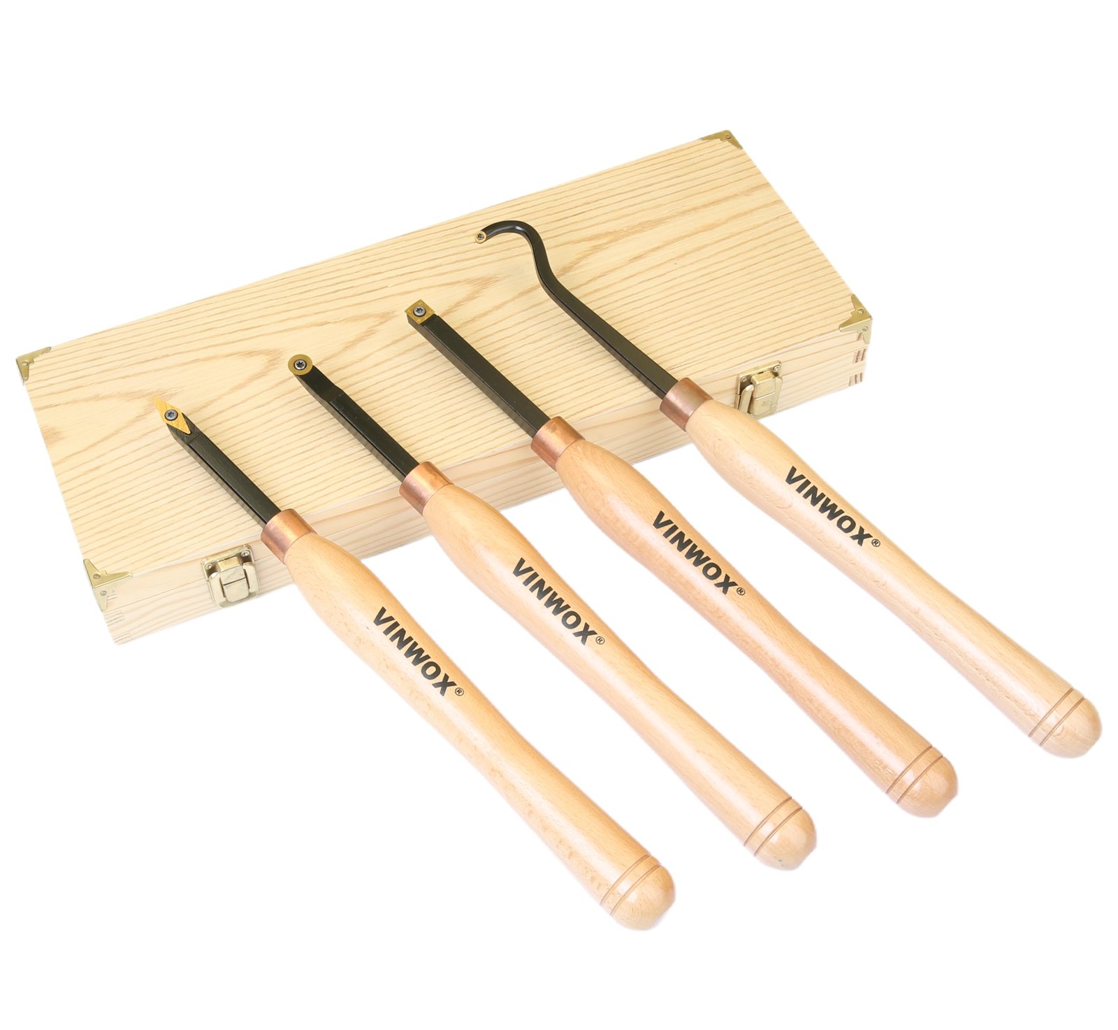TITANIUM Coated Wood Turning Carbide Tip Set for 3 PCS & 4 PCS Carbide Turnin…