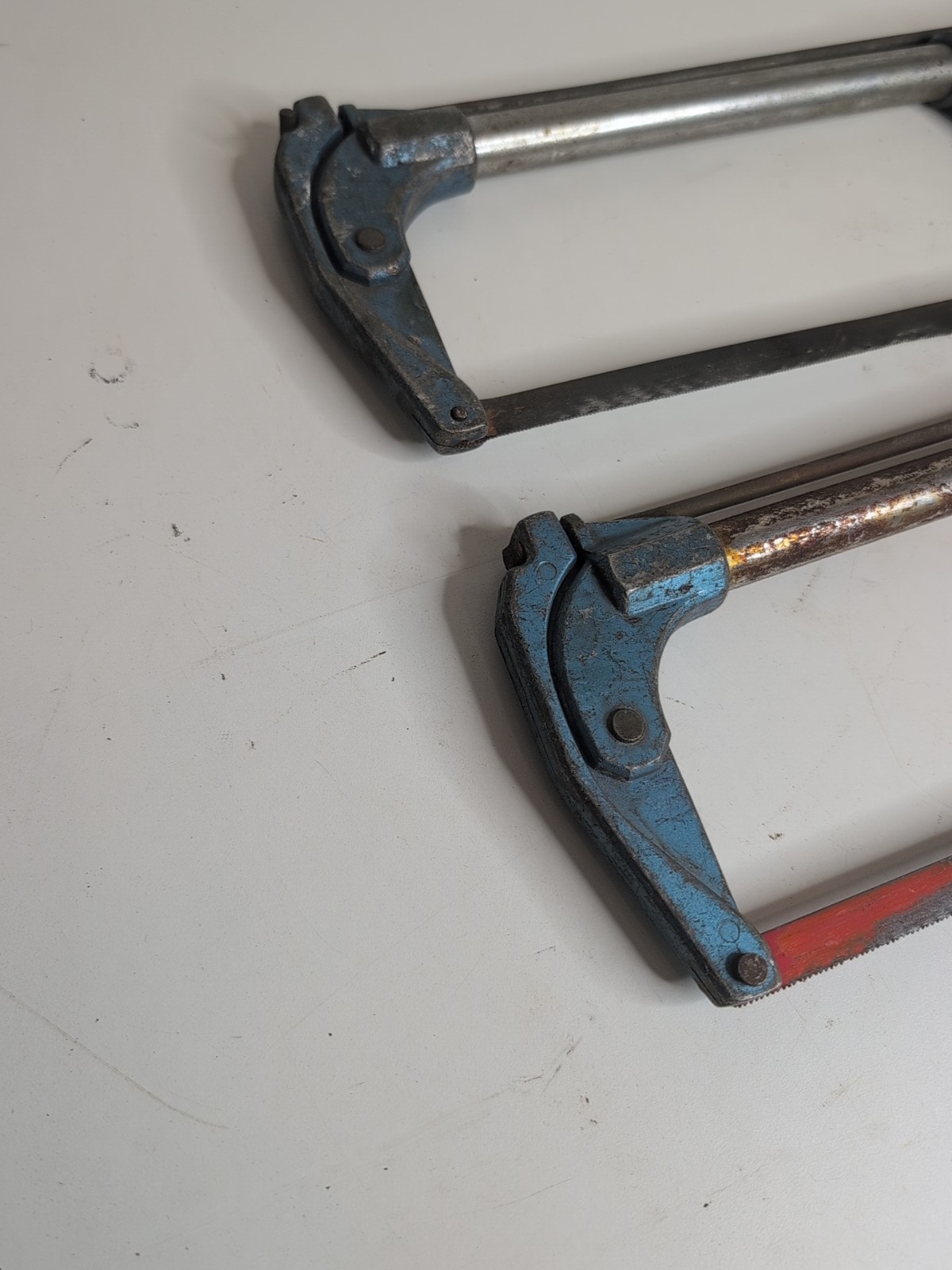 M Klein & Sons Hacksaw Cat No 701 Blue Made in USA Metal Cutting Saw
