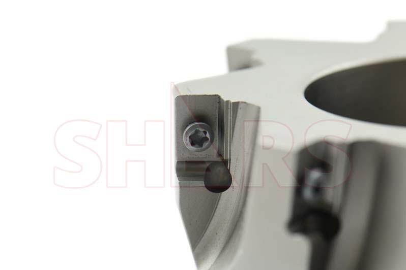 4″ 90° INDEXABLE FACE MILL APKT 1604 INSERT 8FL W/Certificate $409.00 OFF #[