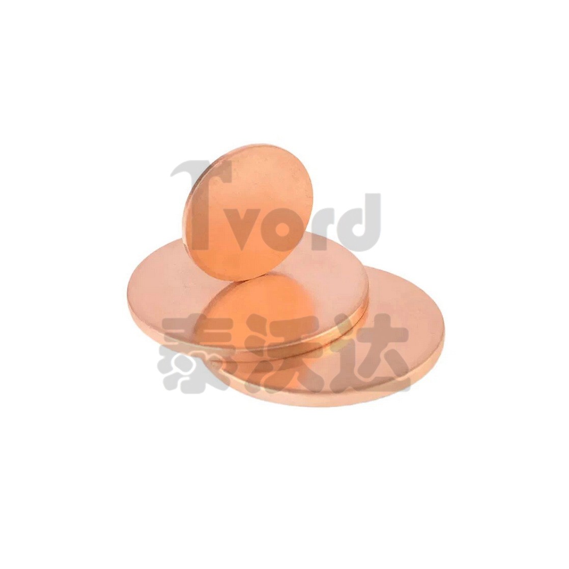 Solid Pure Copper Disc Blank Cut Round Sheet Plate Thick 0.5-3mm Dia 10mm-200mm