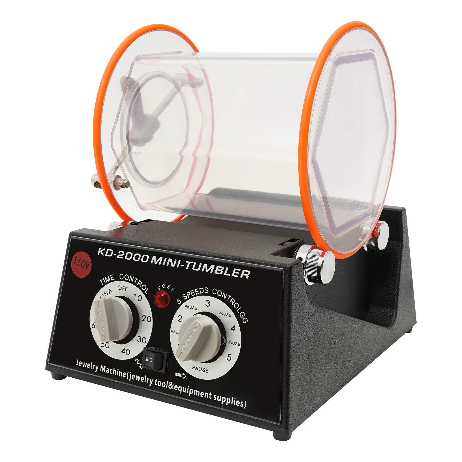 Electric Polisher Polishing Machine Jewelry Polishing Machine 500-3000RPM 5Gear
