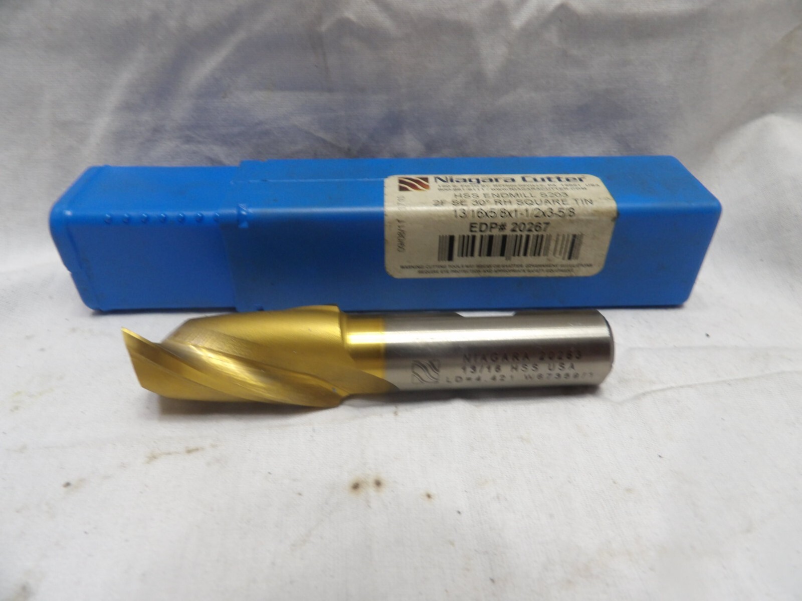 Niagara Cutter HSS End Mill 13/16 x 5/8 x 1-1/2 x 3-5/8 #20267