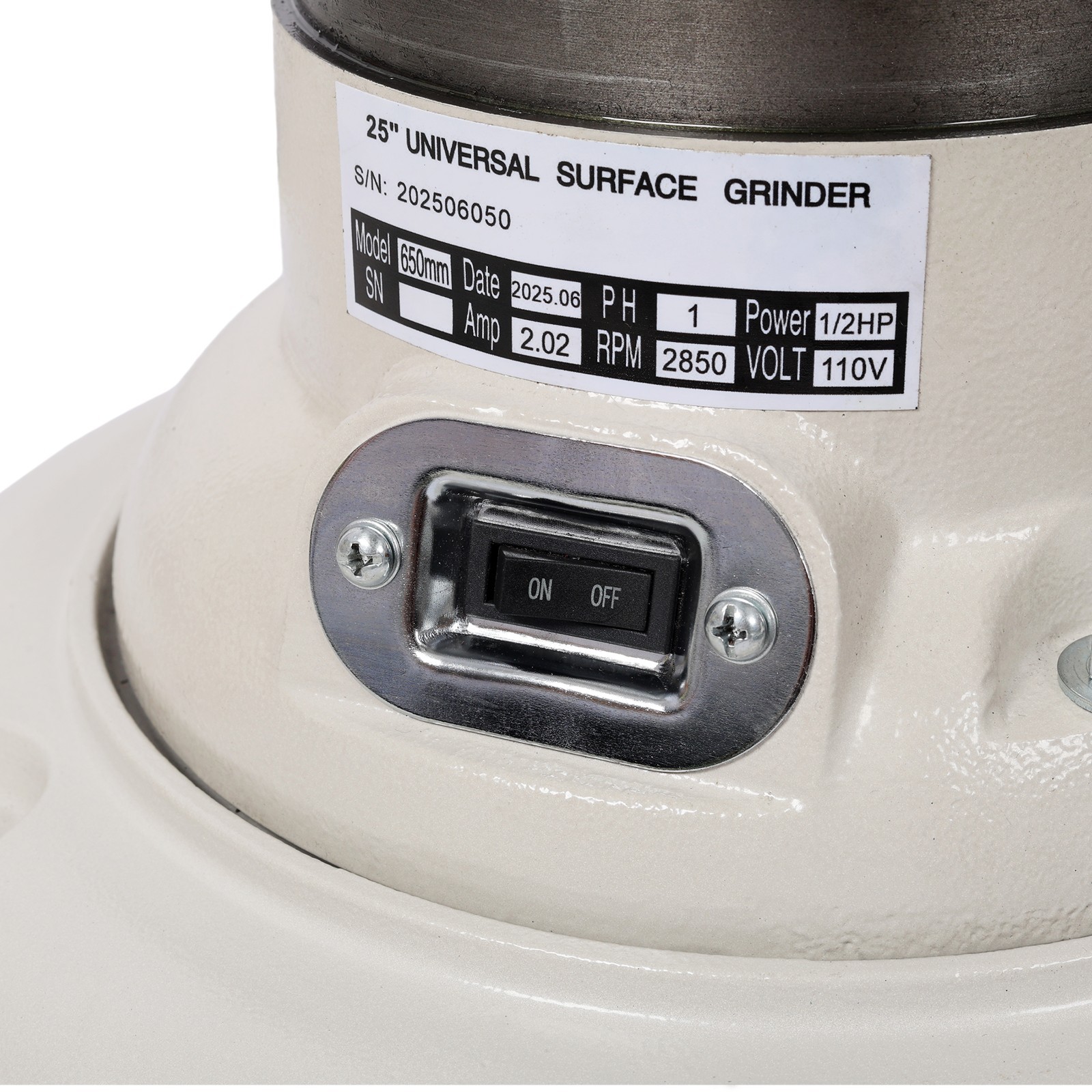 Industrial Cutter Grinder 1/2HP 25in Work 3450rpm 110V Gray